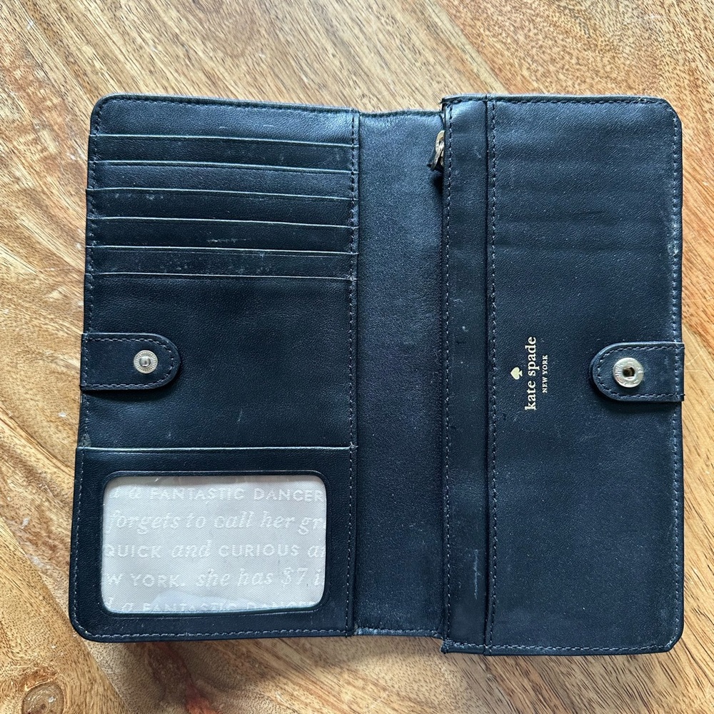 kate spade New York Lemon Leather Wallet - Picture 4 of 7